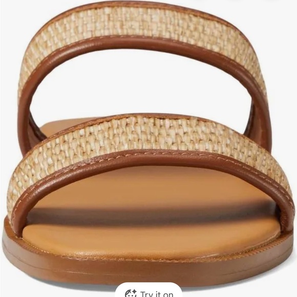 Madewell Women’s Teagan Straw Slide Sandals 10 - Picture 2 of 4